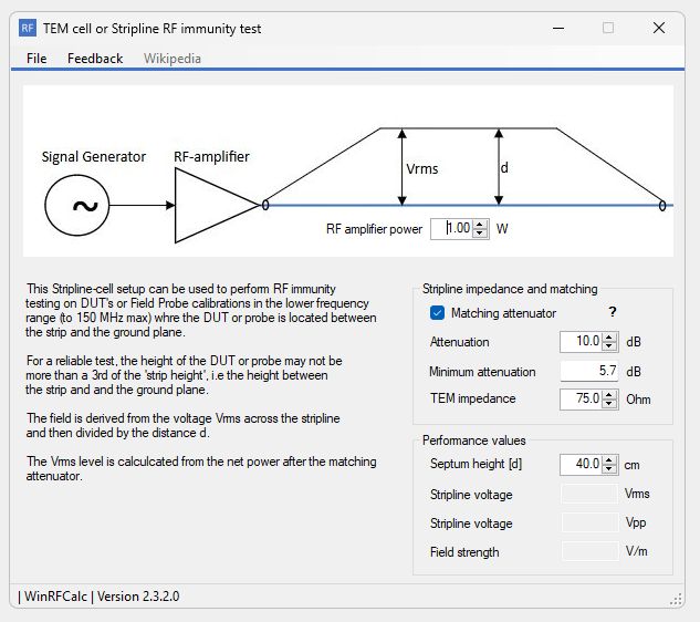 WinRFCalc RF Calculator winrfcalc-rf-calculator